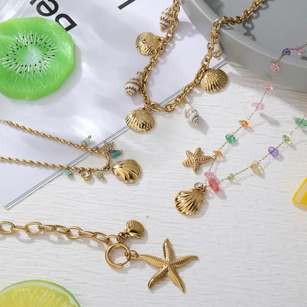 Ocean Beach Choker Conch Shell Necklace