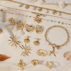 Beat Selling Stainless Steel Shell Starfish Pearl Bracelet