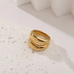 Classical Design Stainless Steel Personalized Ring