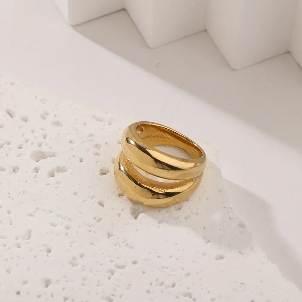 Classical Design Stainless Steel Personalized Ring