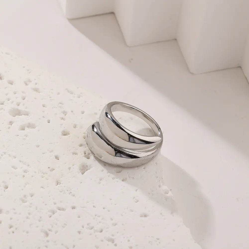 Vintage Stainless Steel Adjustable Ring