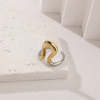 Adjustable Irregular Stainless Steel Ring