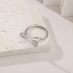 Fashion Style Stainless Steel Adjustable Rings