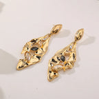 Palace Style Stainless Steel Earrings