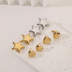 Hypoallergenic Stainless Steel Heart Earrings