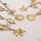 Sea Conch Design Stainless Steel Necklace