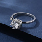 Fashion Adjustable Spin Stress Relief Diamond Ring