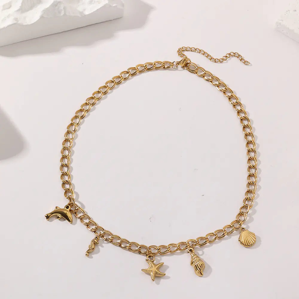 Marine Style Stainless Steel Necklace