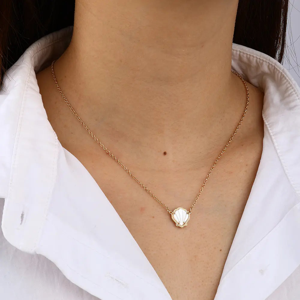 Stainless Steel Shell Necklace