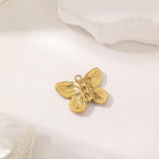 Stainless Steel Butterfly Pendant Necklace
