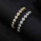 New Fashion 8mm Brass CZ Bracelets