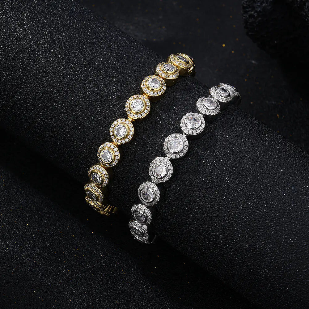 New Fashion 8mm Brass CZ Bracelets