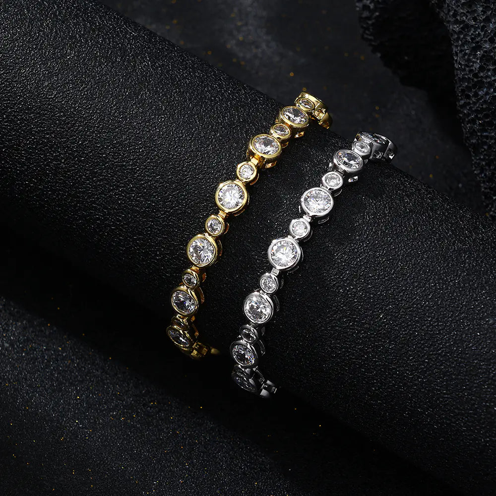 Sustainable Luxury 6mm Round-shaped Tennis Bracelet