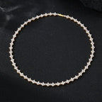 Plum blossom tennis chain