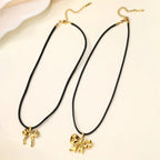 Stainless Steel Non Tarnish Bow Design Necklace