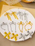 Hot Sale Gold Bow Stud 18k Gold Plated Earrings