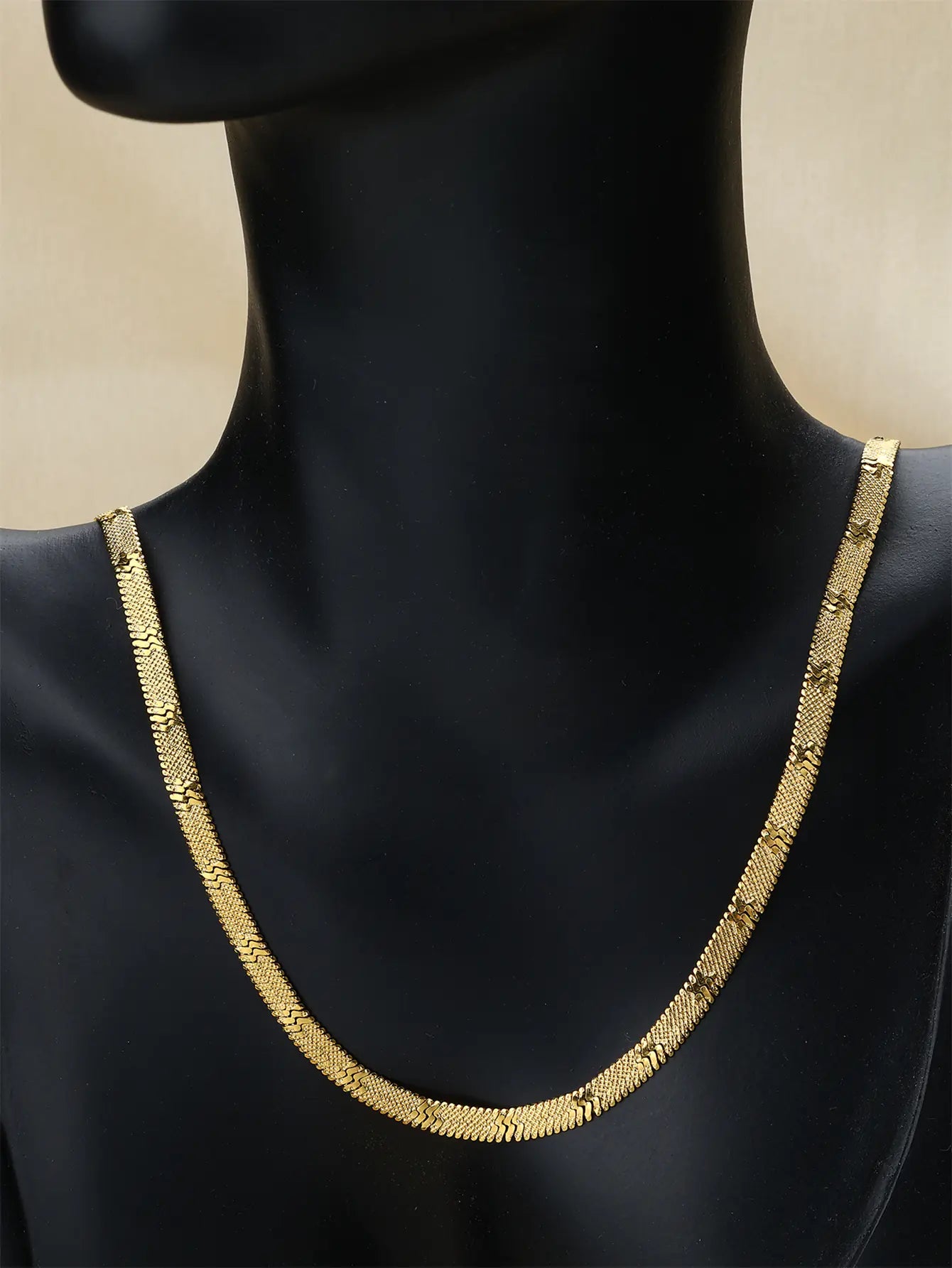 Stainless Steel Waterproof Non Tarnish Snake Necklace