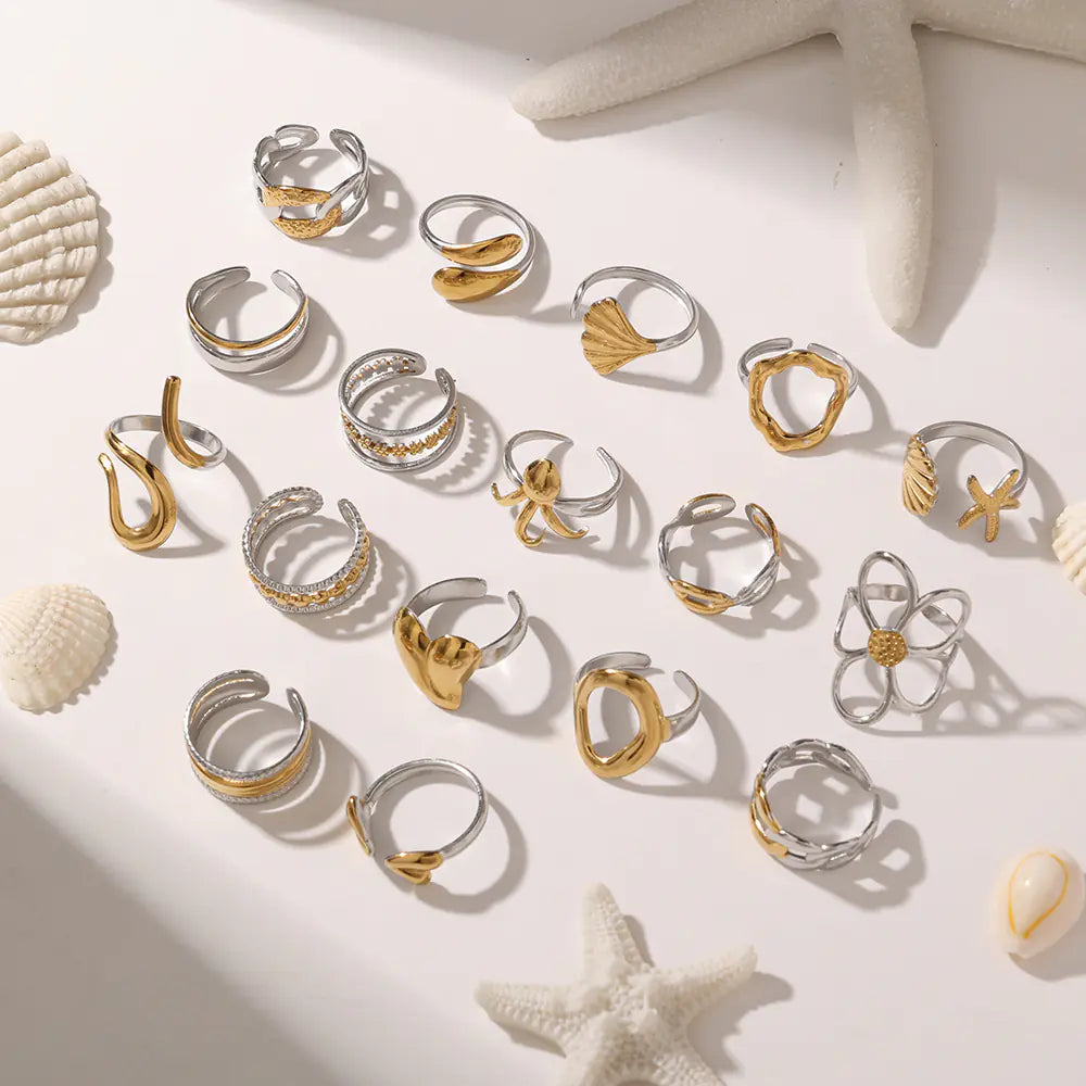 New Arrival Stainless Steel Adjustable Ring