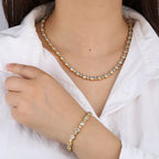 Sustainable Luxury 6mm Round-shaped Tennis Bracelet