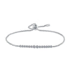 New Simple S925 Sterling Silver Moissanite Bracelet