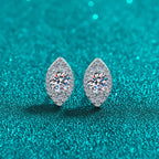 925 Silver 0.5ct Moissanite Eevil Eyes Stud Earrings