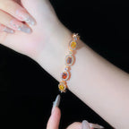Exquisite Colorful Zircon Bracelet