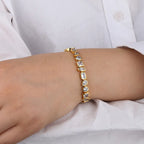 Luxury 6mm Mix shaped Tennis Bracelet