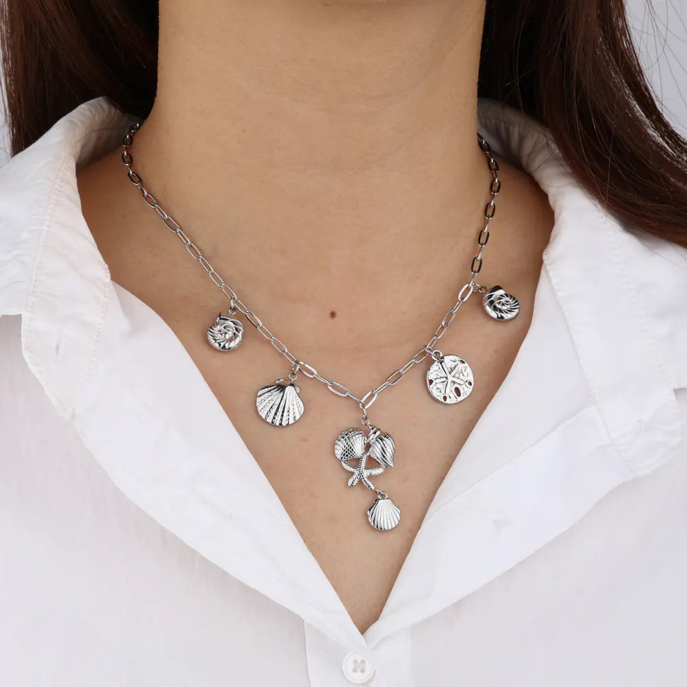 Marine Stainless Steel Multi Drop Pendant Link Chain