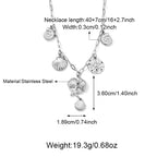 Marine Stainless Steel Multi Drop Pendant Link Chain