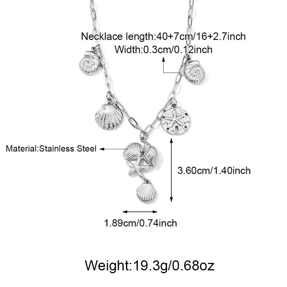 Marine Stainless Steel Multi Drop Pendant Link Chain