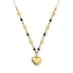Stainless Steel Two Tone Heart Women Chain