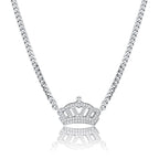 New Style Crown-Shaped Zircon Necklace