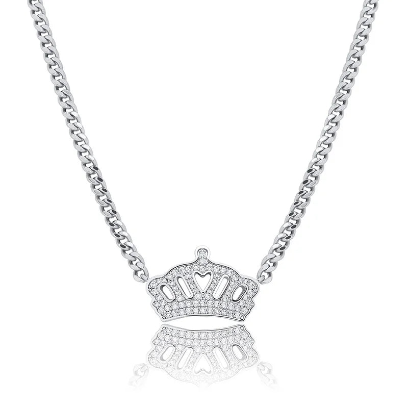 New Style Crown-Shaped Zircon Necklace