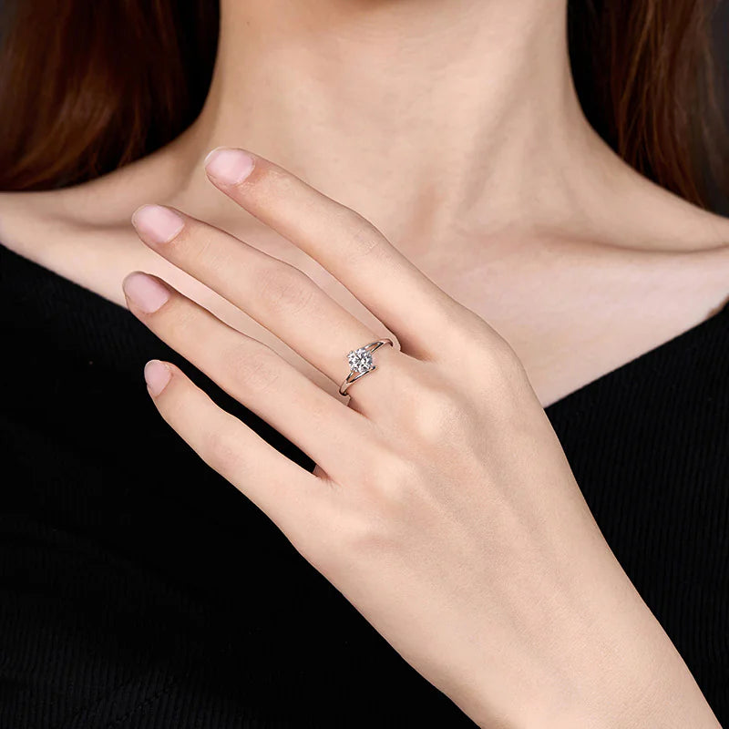 S925 Sterling Silver Open Adjustable Ring