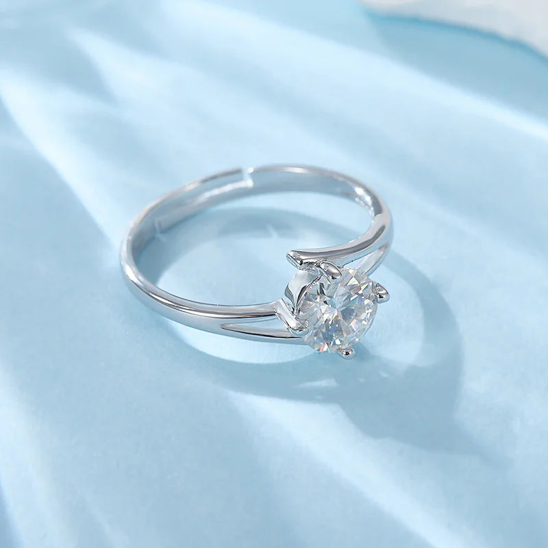 S925 Sterling Silver Open Adjustable Ring