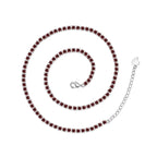 3mm Brass Colorful CZ Mirco Tennis Chain