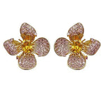 Exquisite women’s petal earrings
