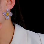 Exquisite women’s petal earrings