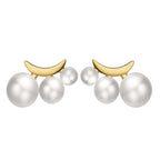 S925 Natural Baroque Pearl Earrings