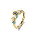 Freshwater Pearl Zircon Open S925 Ring
