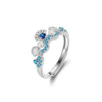 Freshwater Pearl Zircon Open S925 Ring