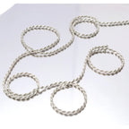 Fashion 925 Silver 3mm Rope Chain Necklace