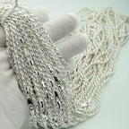 Fashion 925 Silver 3mm Rope Chain Necklace
