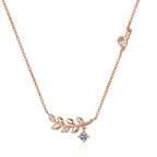 New Brass Temperamental Lucky Wheat Ear Necklace