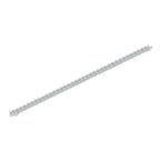 925 Silver 4mm Square Princess Moissanite Tennis Chain