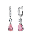 S925 sterling silver teardrop earrings