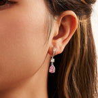 S925 sterling silver teardrop earrings