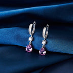 S925 sterling silver teardrop earrings