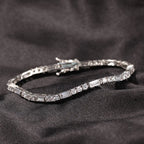 New Fashion Custom Brass CZ 3mm Tennis Bracelet
