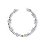 Brass Colored Butterfly CZ Bracelets